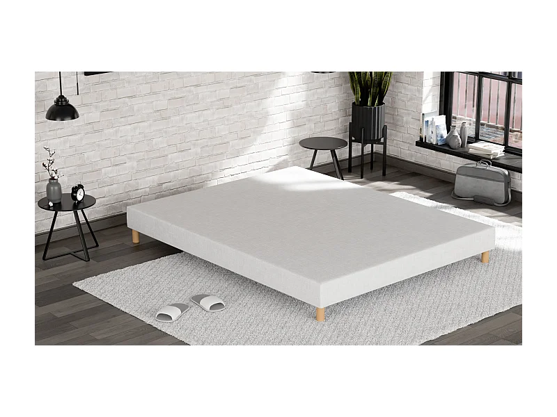 Douce Lune® Gepolsterte Bettfeder Weiß 90 x 200 cm