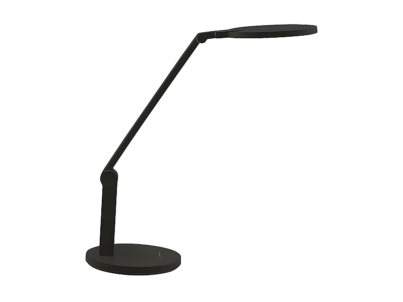 Modèle Flexo LORCA 15w 5000k finition Noir 1200lm Touch Y pliable FABRILAMP