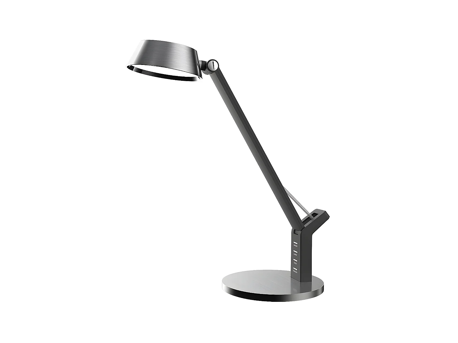GOYA dimmable led flexo black nickel CCT dimmable avec port USB FABRILAMP