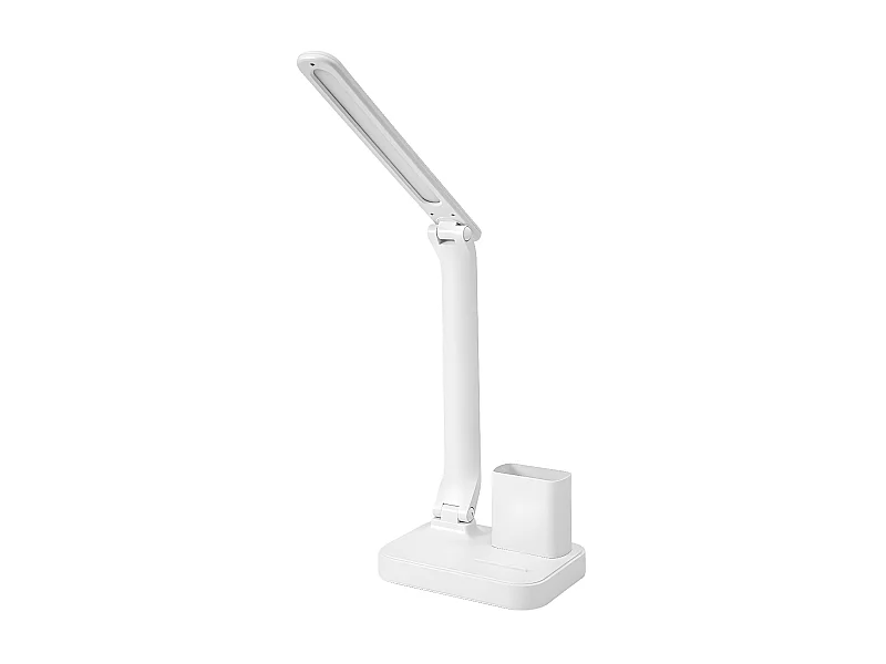 Flexo Bosco Blanco De 6 W 450lm Intensidad Regulable  Portalapiz Plegable