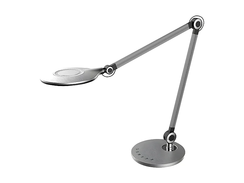 MIRO silver LED flexo réglable Dimmable 3 températures FABRILAMP