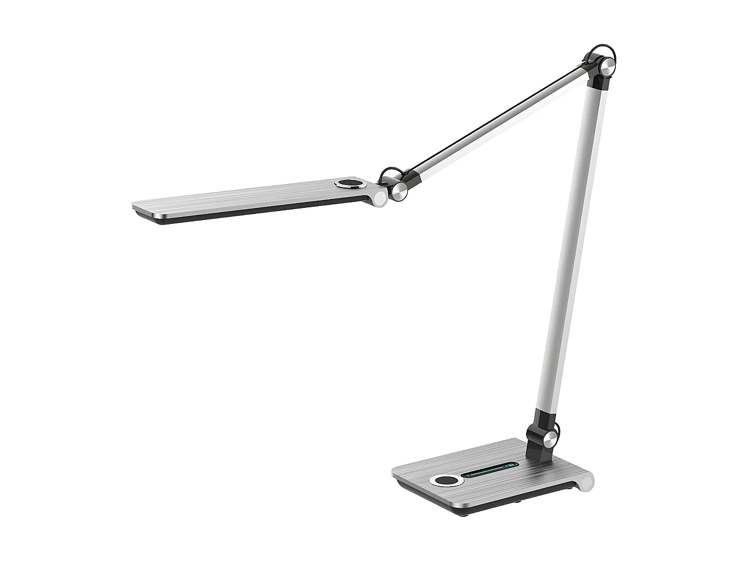 DARDO silver LED Dimmable Flexo avec mémoire de couleur FABRILAMP