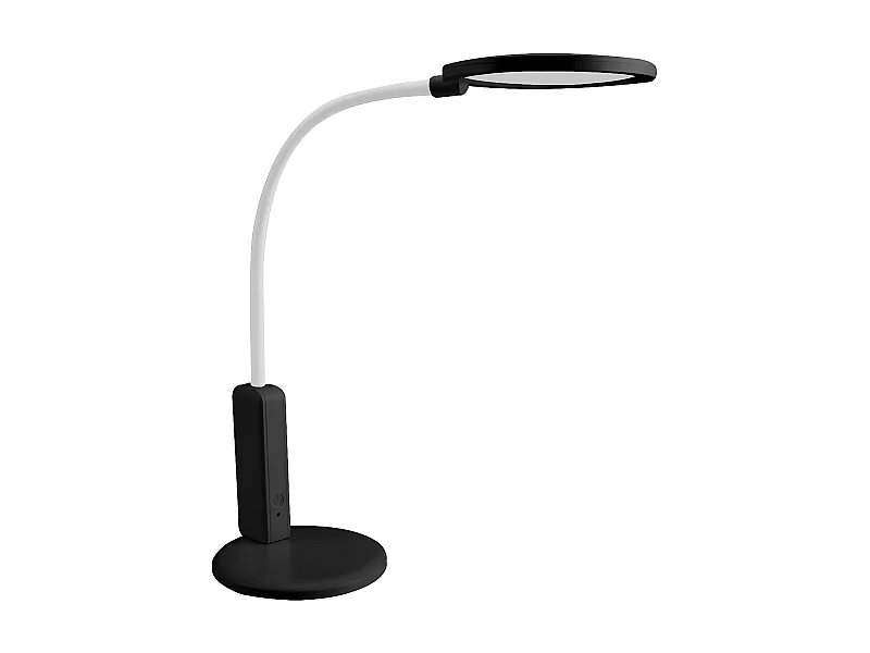 Flexo VERNE 7w 5000k finition noir/blanc 590lm sans fil et réglable FABRILAMP