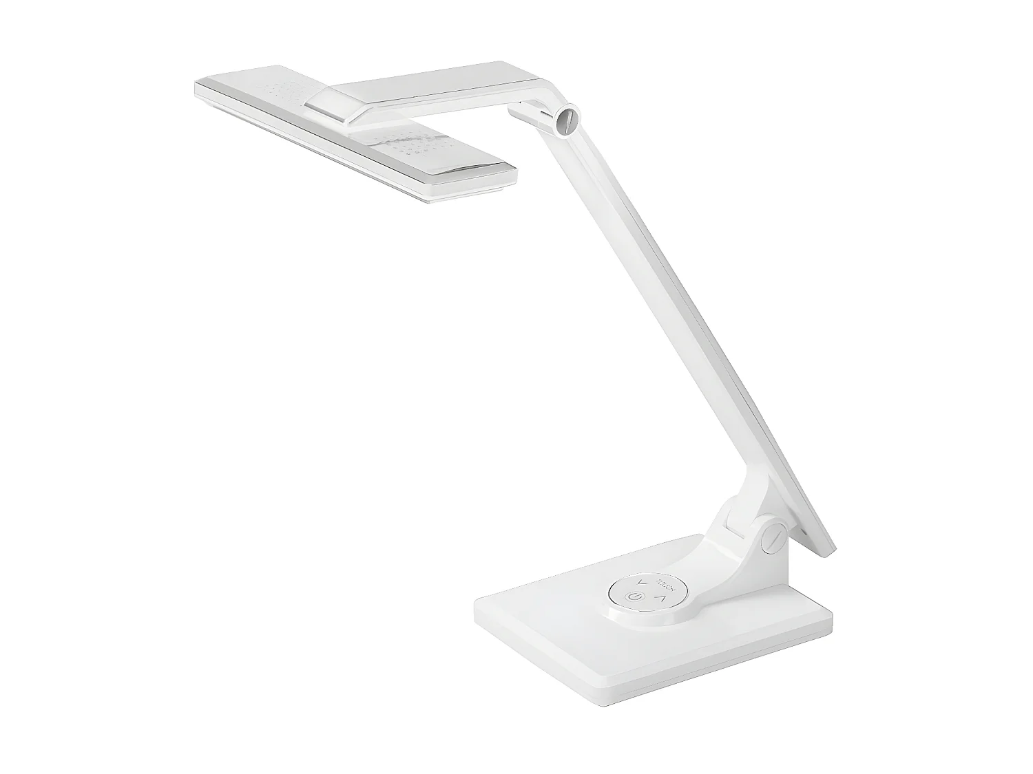 Flexo VINCHI Blanc 9w 630lm 4500k Tactile Intensité Réglable Articulable FABRILAMP