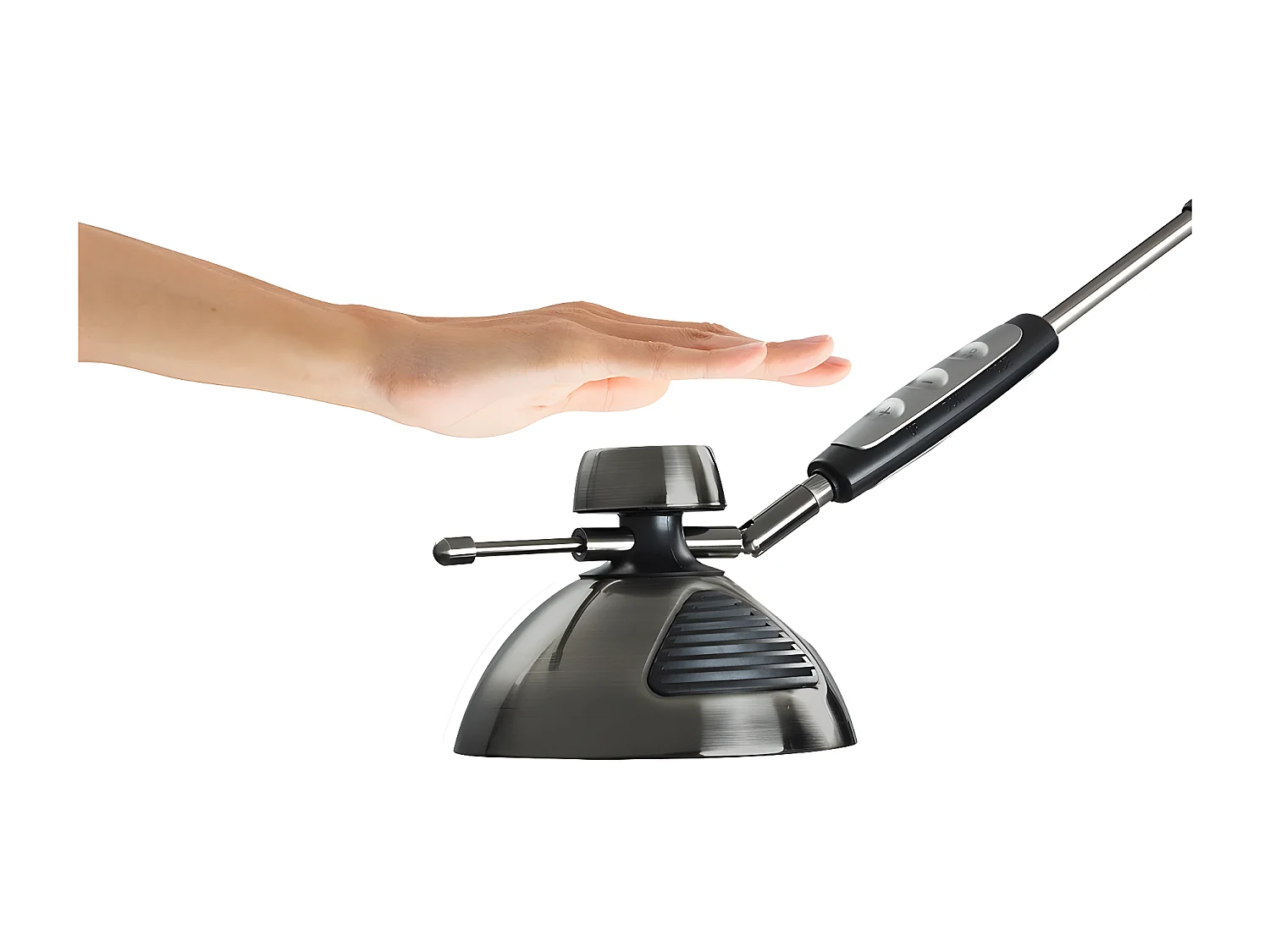 MONET dimmable led flexo nickel avec capteur de puissance FABRILAMP