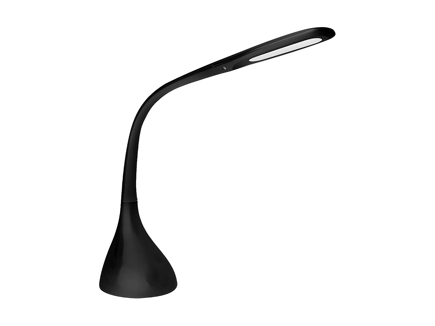 Modèle flexo RILKE finition Noir 8w 595lm 5000k tactile ET réglable FABRILAMP