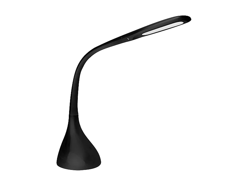 Modèle flexo RILKE finition Noir 8w 595lm 5000k tactile ET réglable FABRILAMP