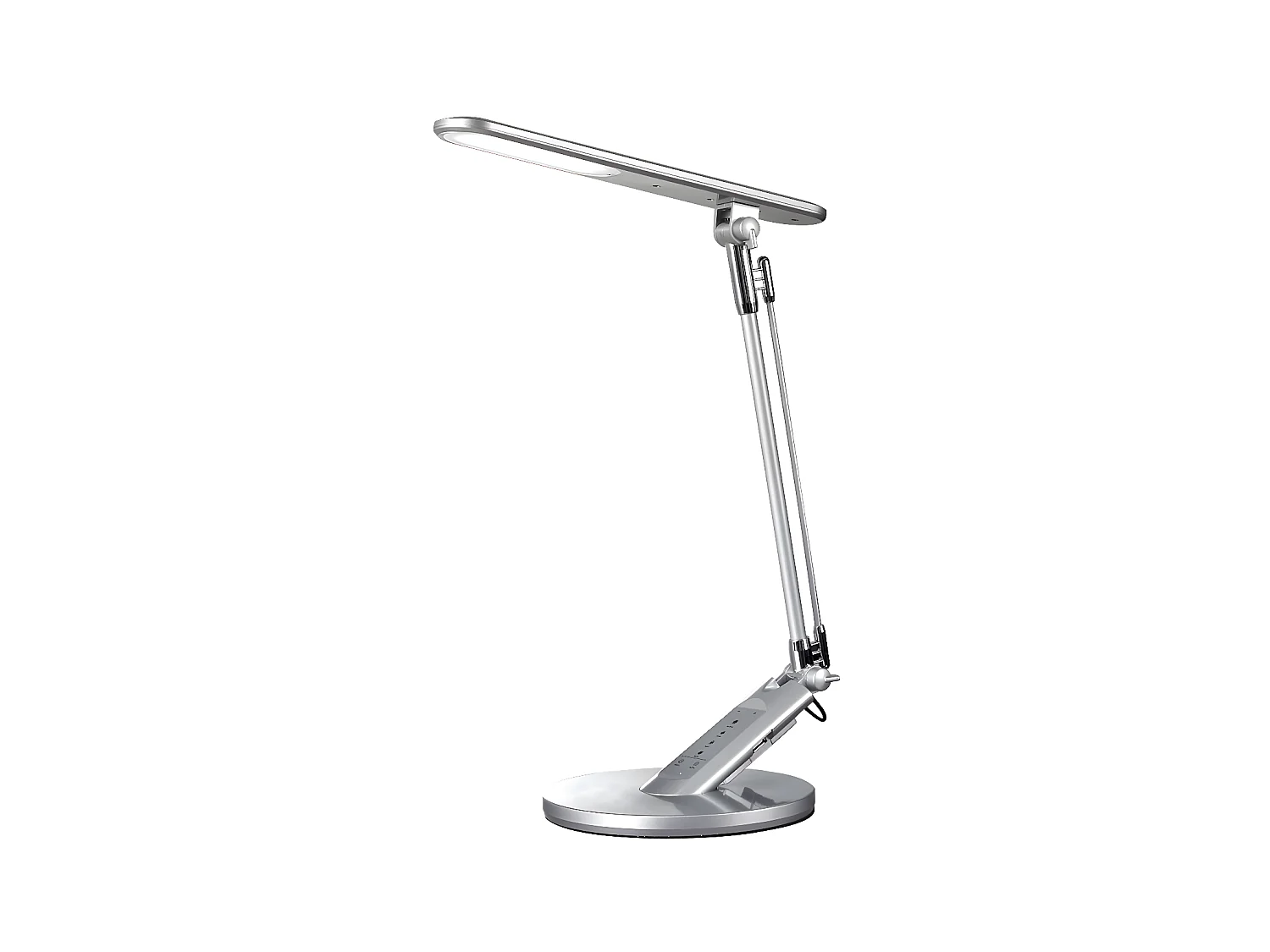 Modèle Flexo CLASS Argent 595lm 7w Port USB Minuterie tactile FABRILAMP