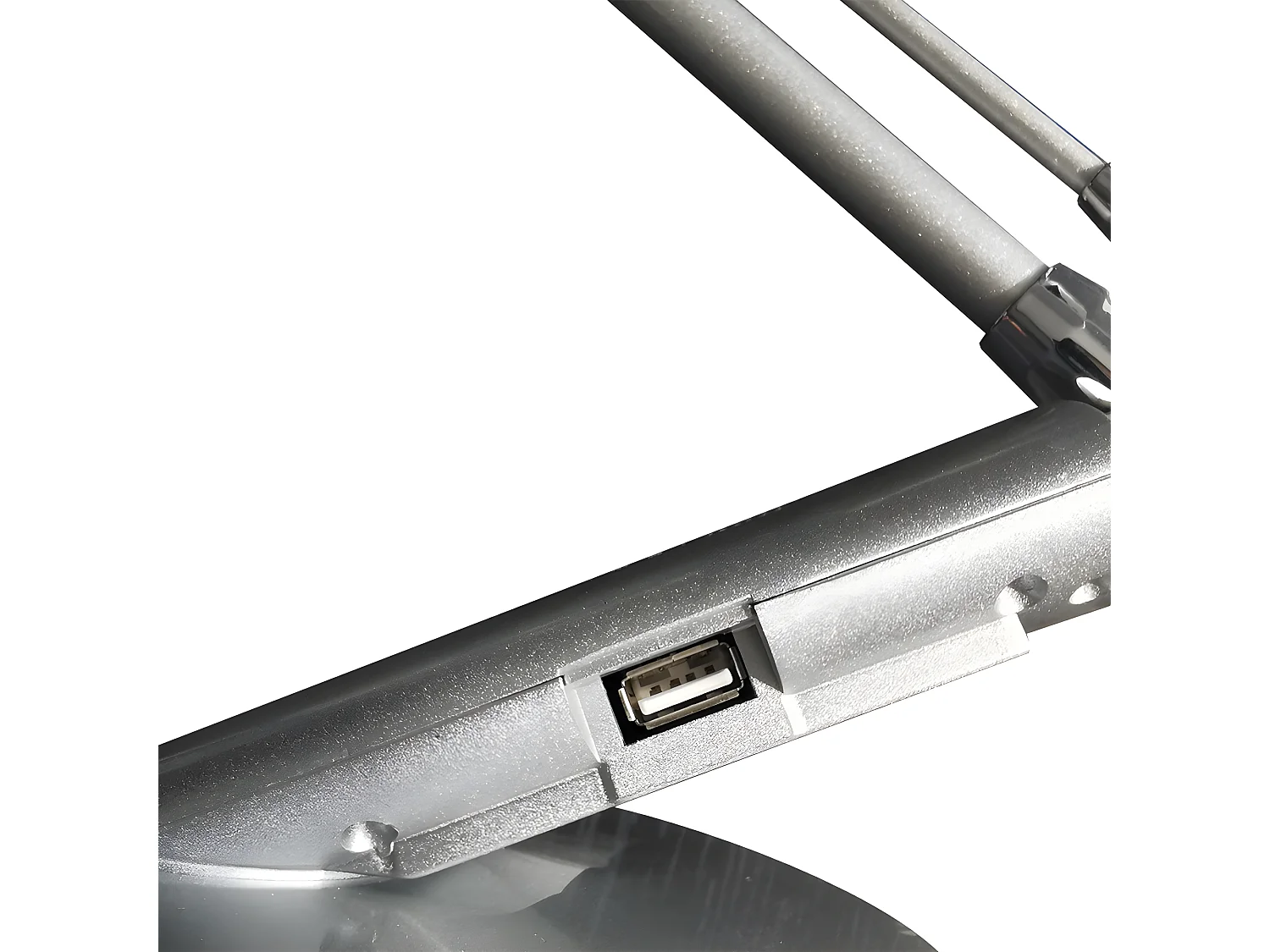 Modèle Flexo CLASS Argent 595lm 7w Port USB Minuterie tactile FABRILAMP