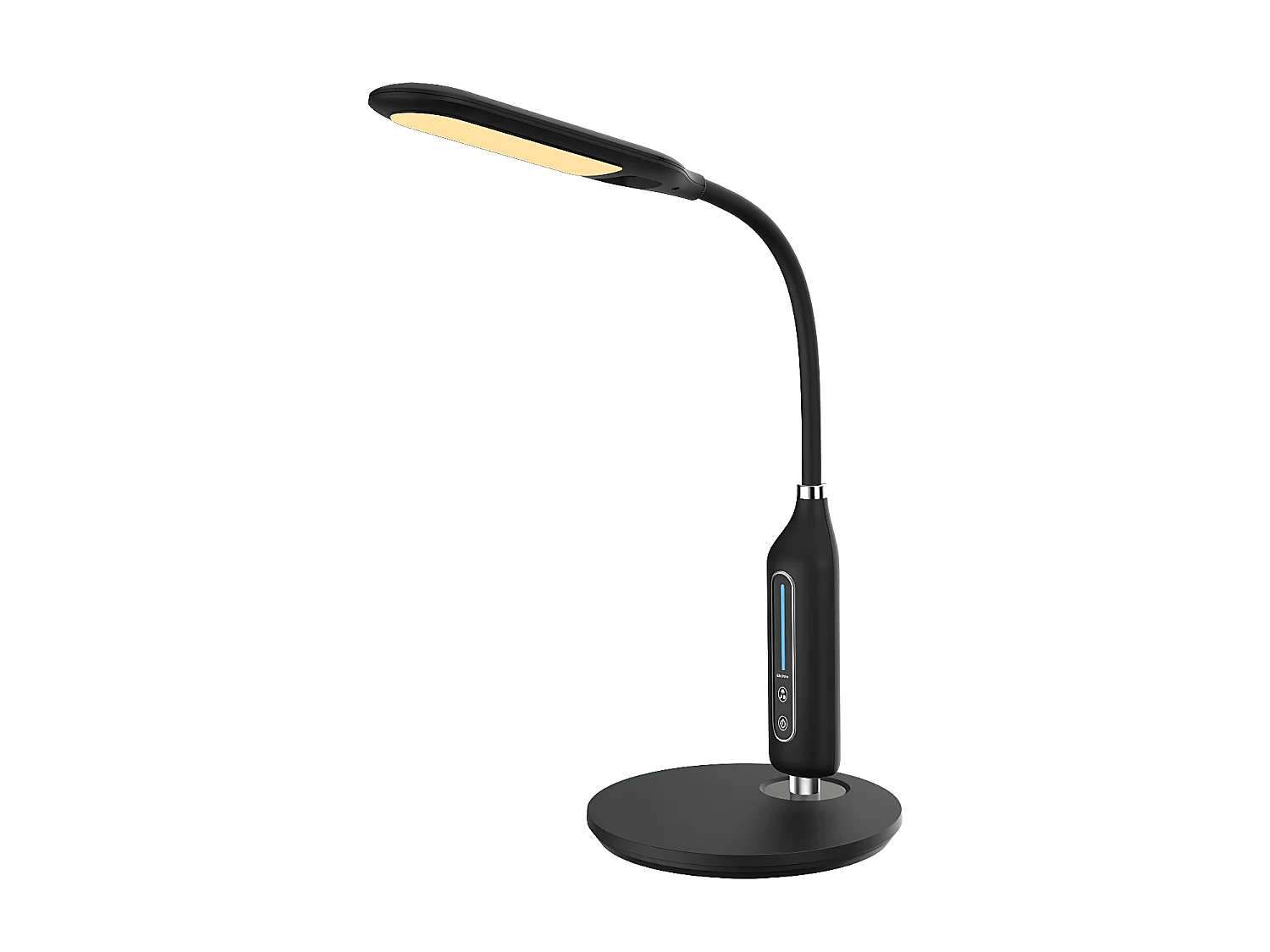 Flexo Model Mix Noir 8w 590lm Mémoire tactile flexible FABRILAMP