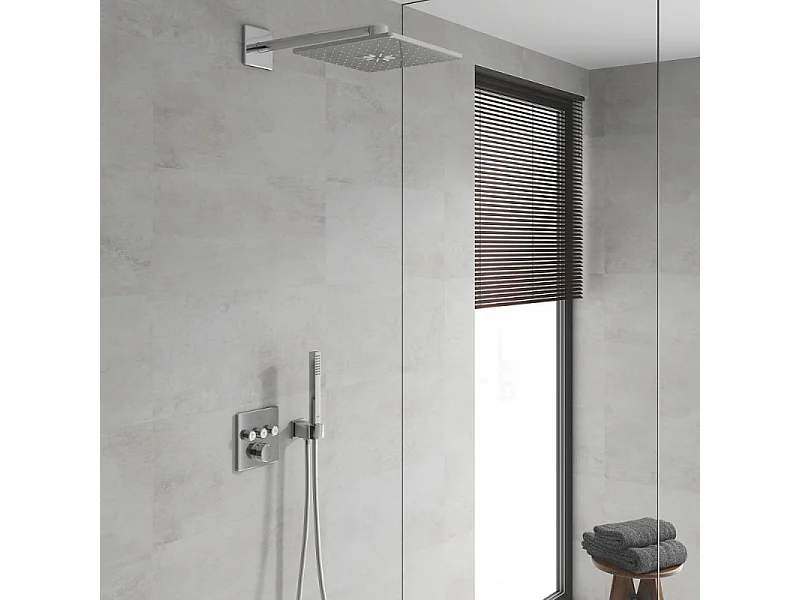 GROHE Ensemble douche encastrable SmartControl avec nettoyant robinetterie GrohClean