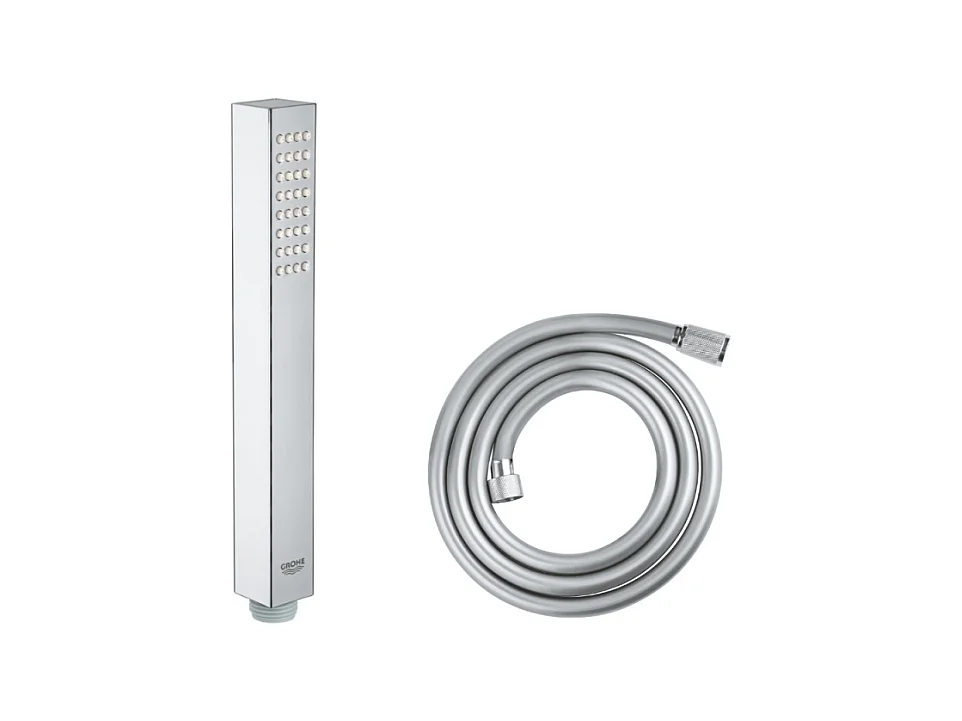 GROHE Douchette 1 jet Vitalio Joy Cube Stick chromé avec flexible 175