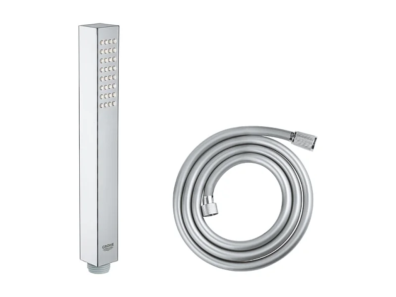 GROHE Douchette 1 jet Vitalio Joy Cube Stick chromé avec flexible 175