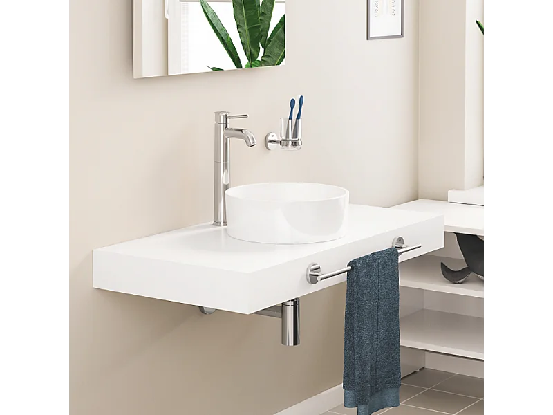 Mitigeur vasque GROHE Quickfix Start Classic taille XL chromé + nettoyant GrohClean