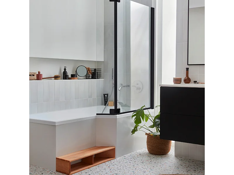 Pack baignoire bain douche 160 x 90  JACOB DELAFON Neo version droite + tablier