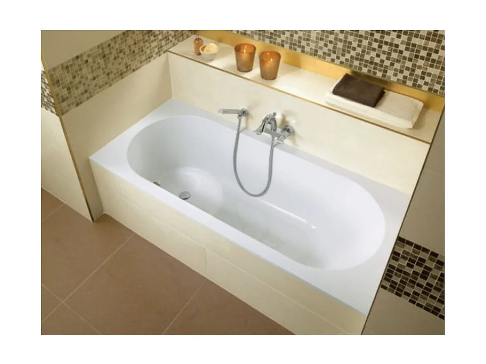 Baignoire bain douche 170 X 75 VILLEROY ET BOCH Libra quaryl
