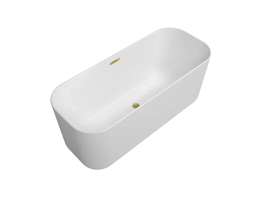VILLEROY ET BOCH Baignoire ilot Finion acrylique