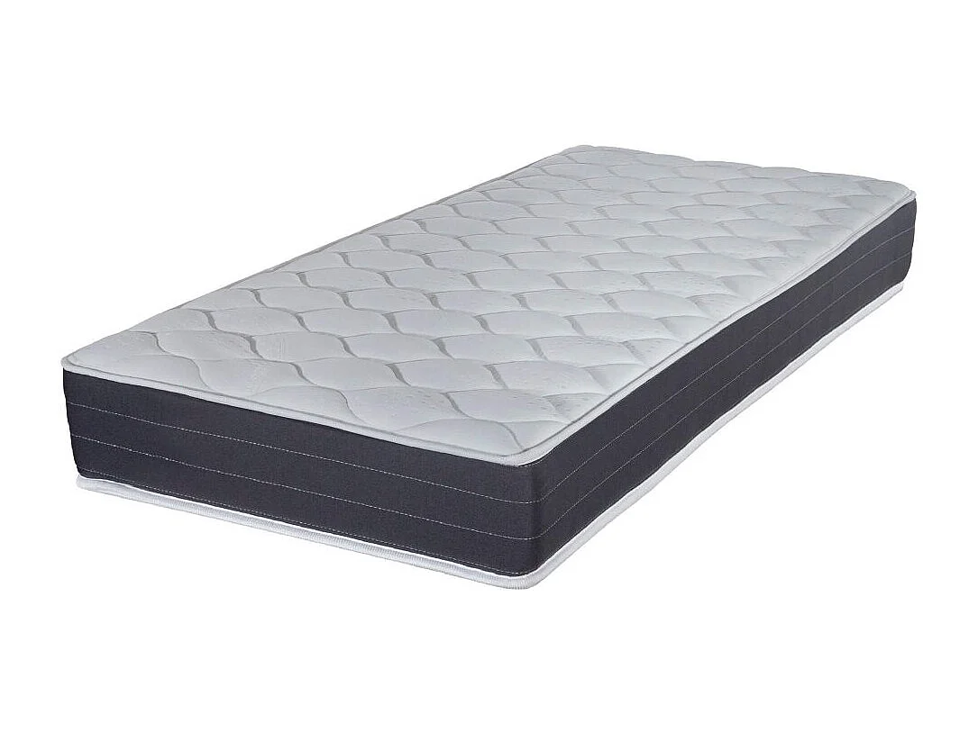 Matelas ressort + Sommier SR15 Volcan 90x190 Rhodes - H. 24 cm - Soutien ferme
