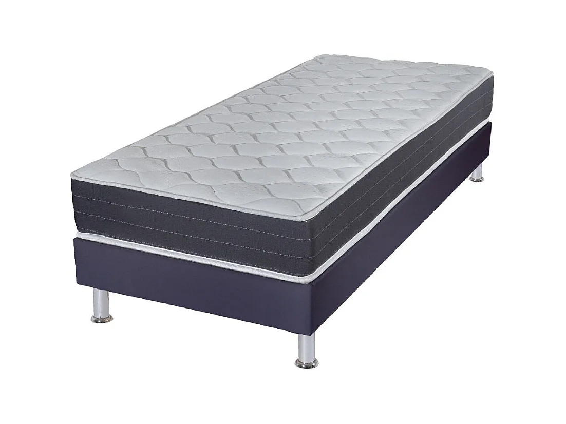 Matelas ressort + Sommier Omega Volcan 90x190 Rhodes - H. 24 cm - Soutien ferme