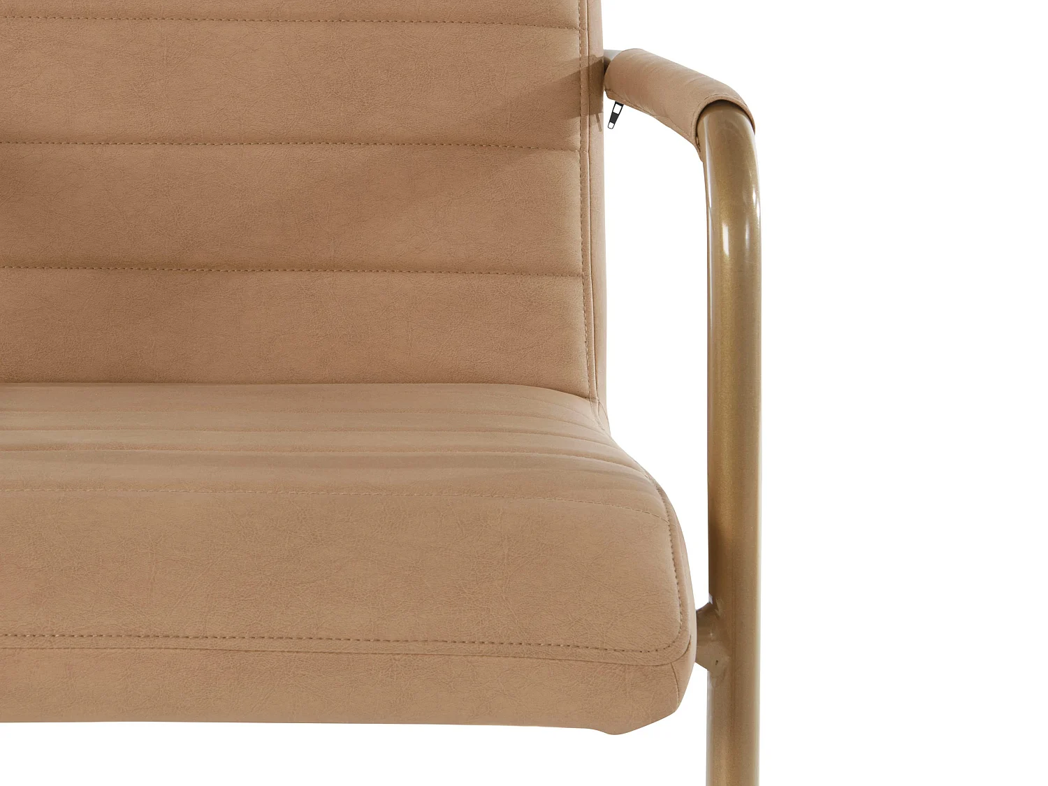 Elise | Sillón PU Crema, Lote de 2