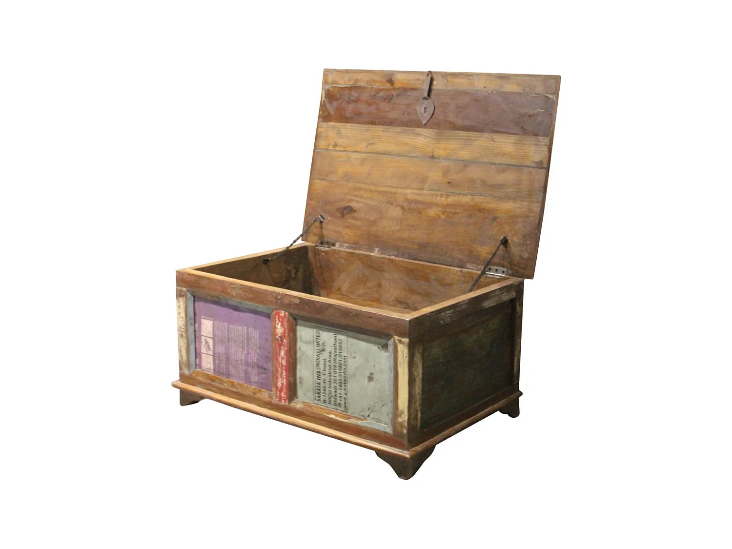 Montreal | Table coffre en bois de manguier Marron