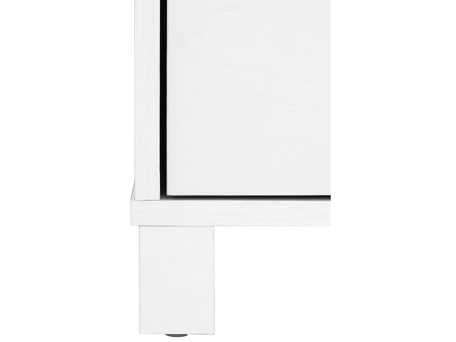 Paco | Commode avec 1 porte et 2 tiroirs en MDF blanc/chêne