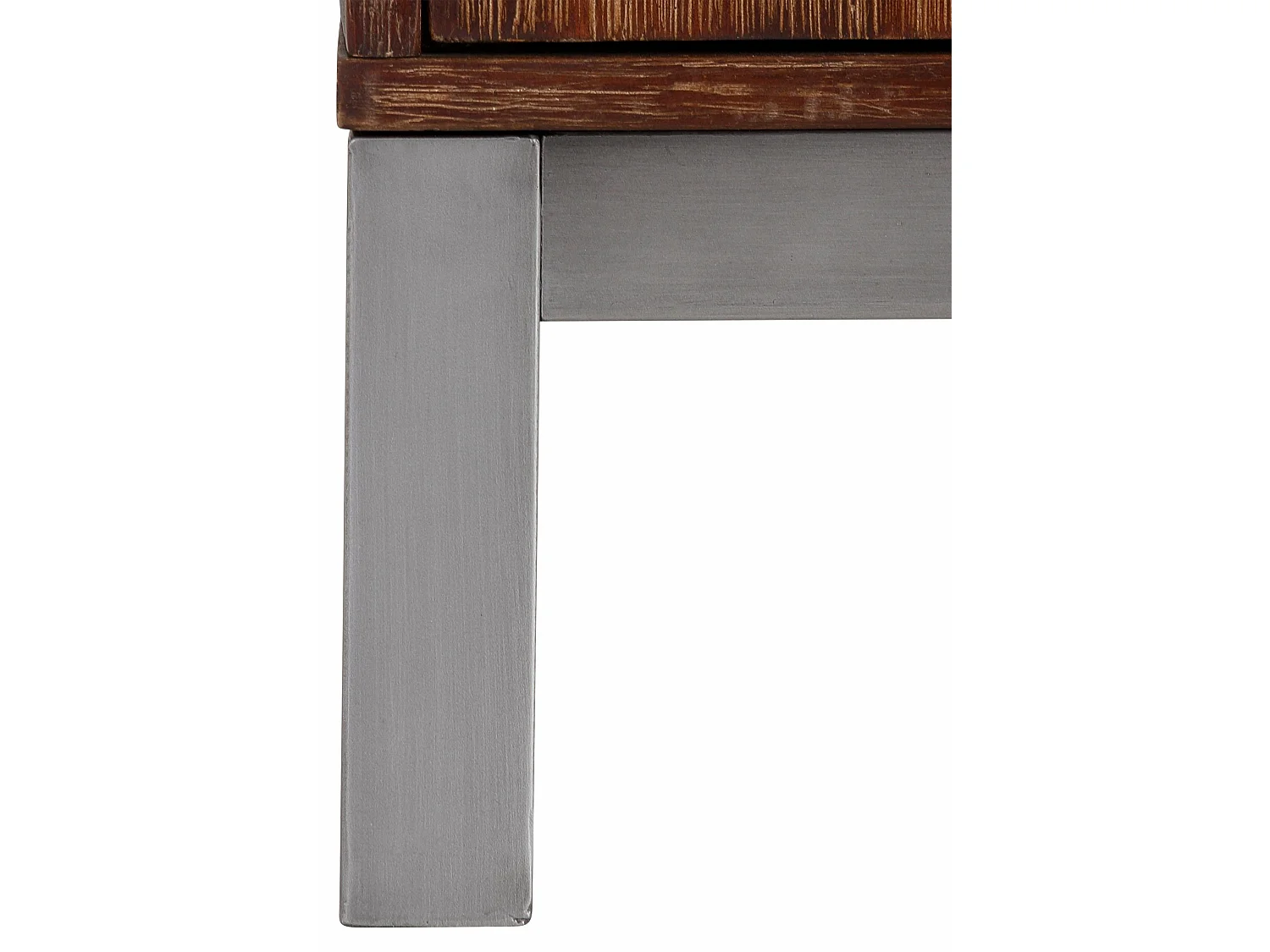 Kenya | Librería con 2 Cajones en Madera de Acacia Marrón