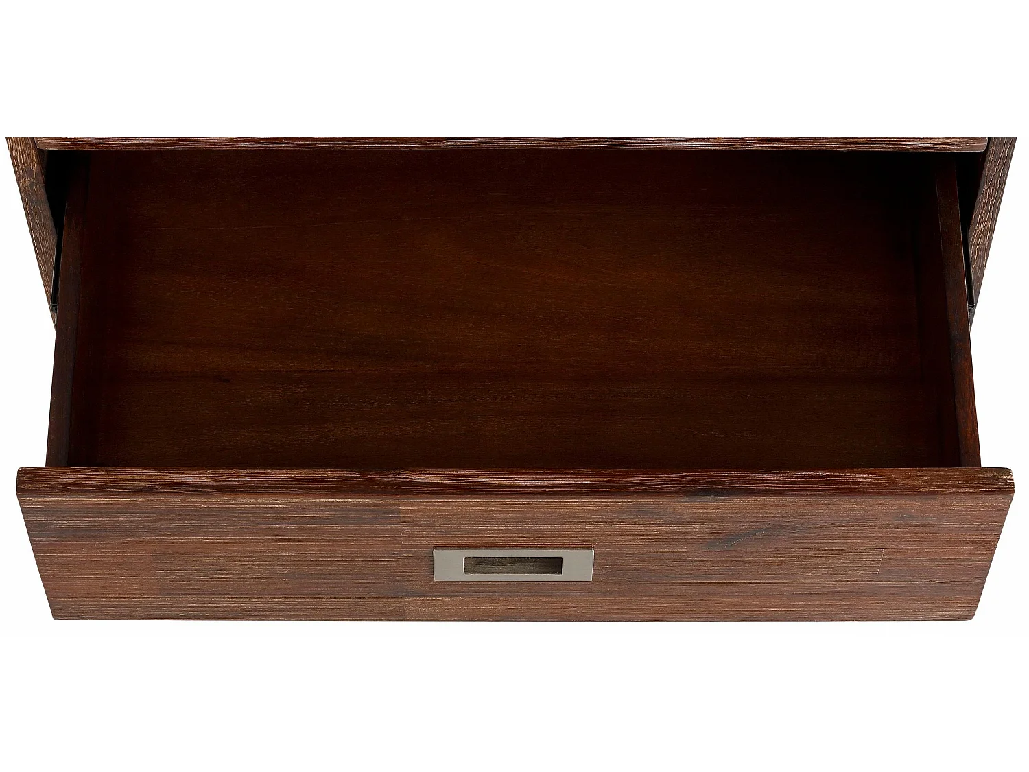 Kenya | Bibliothèque avec 2 tiroirs en bois d'acacia Marron