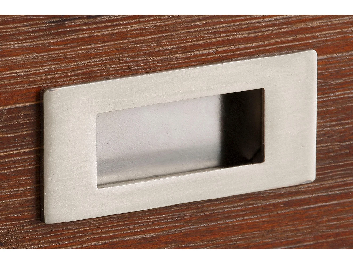 Kenya | Bibliothèque avec 2 tiroirs en bois d'acacia Marron