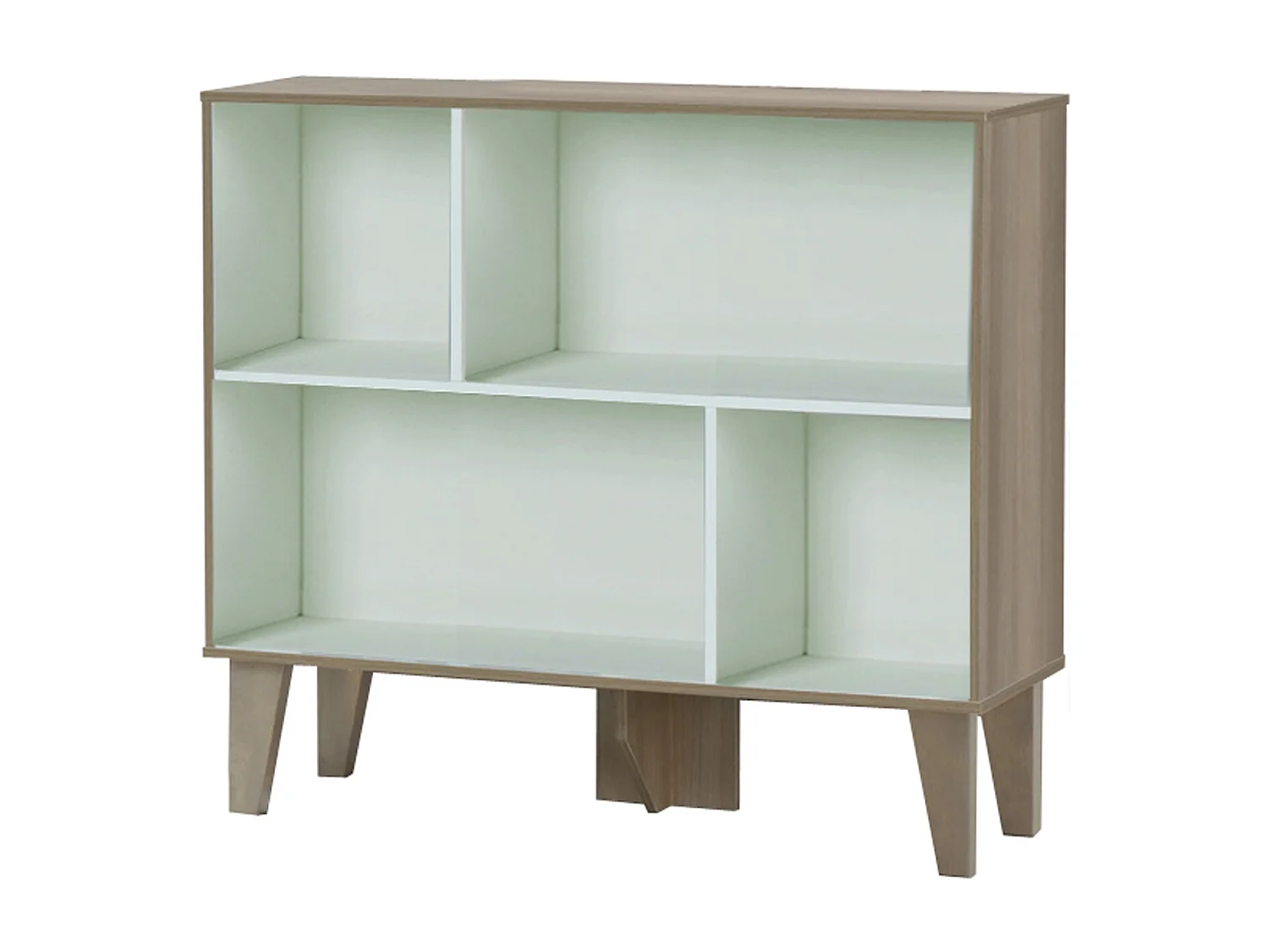 Ruby | Librería con 2+2 Estancias en Abedul / Blanco