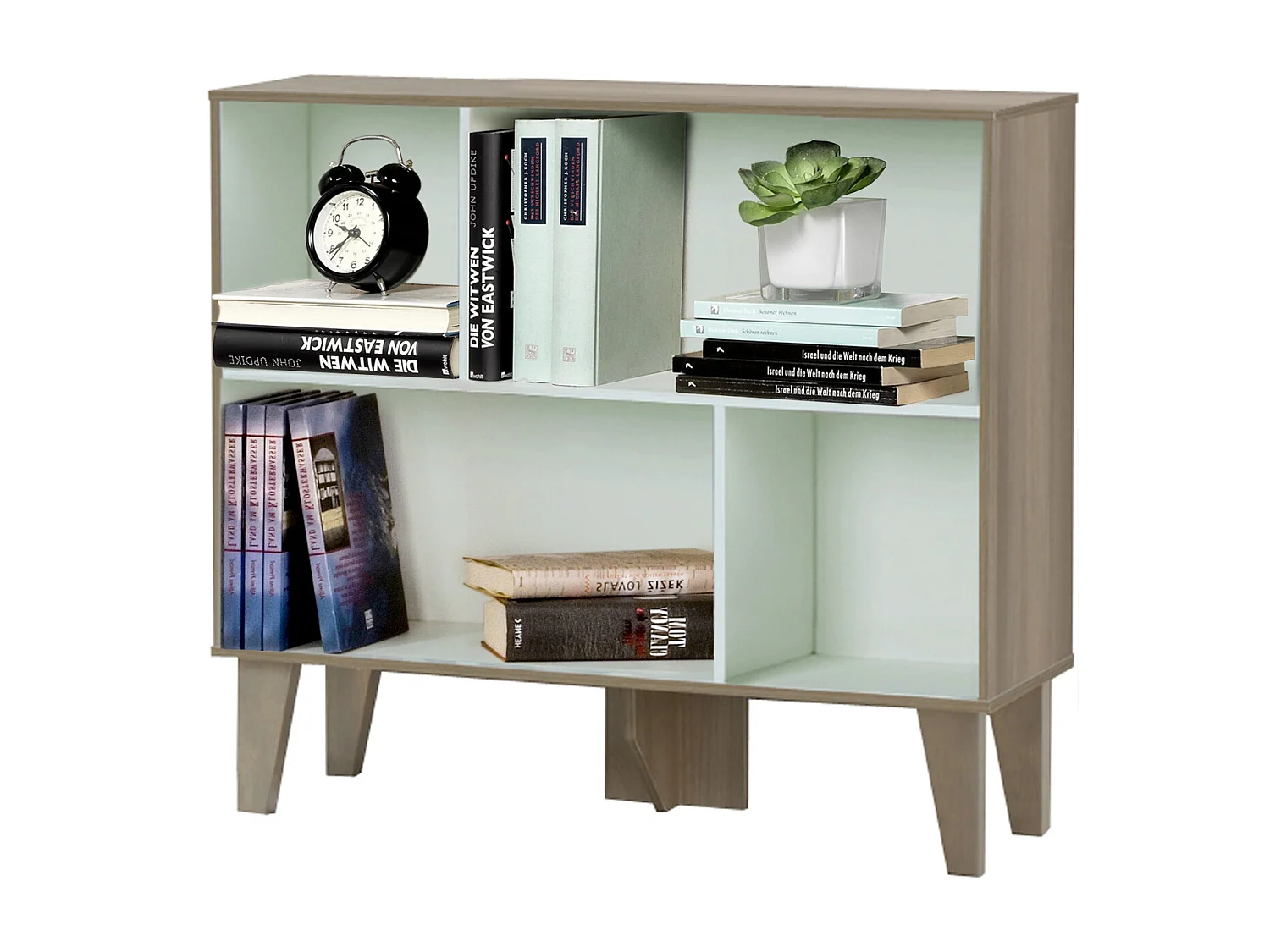 Ruby | Librería con 2+2 Estancias en Abedul / Blanco