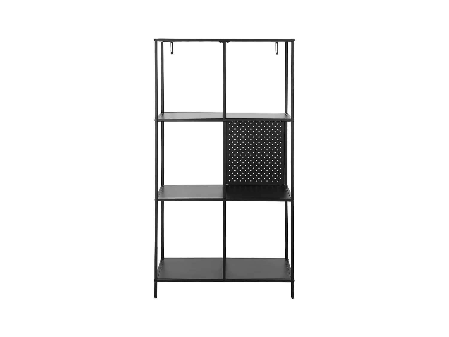 Charleston | Bibliothèque en métal noir