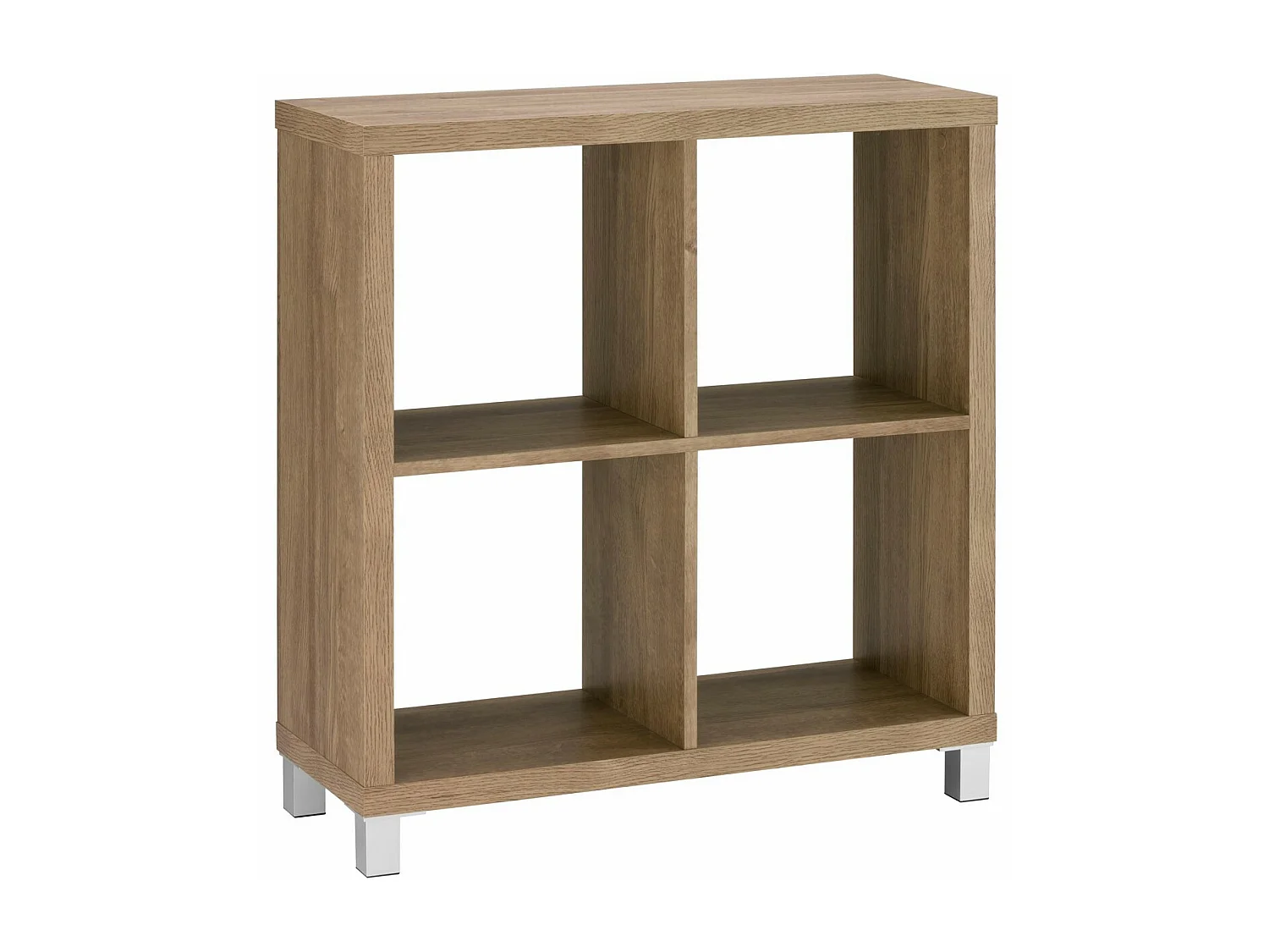 Estante com 5 compartimentos Cinzento / Carvalho