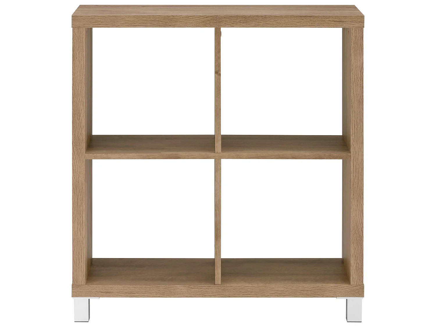 Estante com 5 compartimentos Cinzento / Carvalho