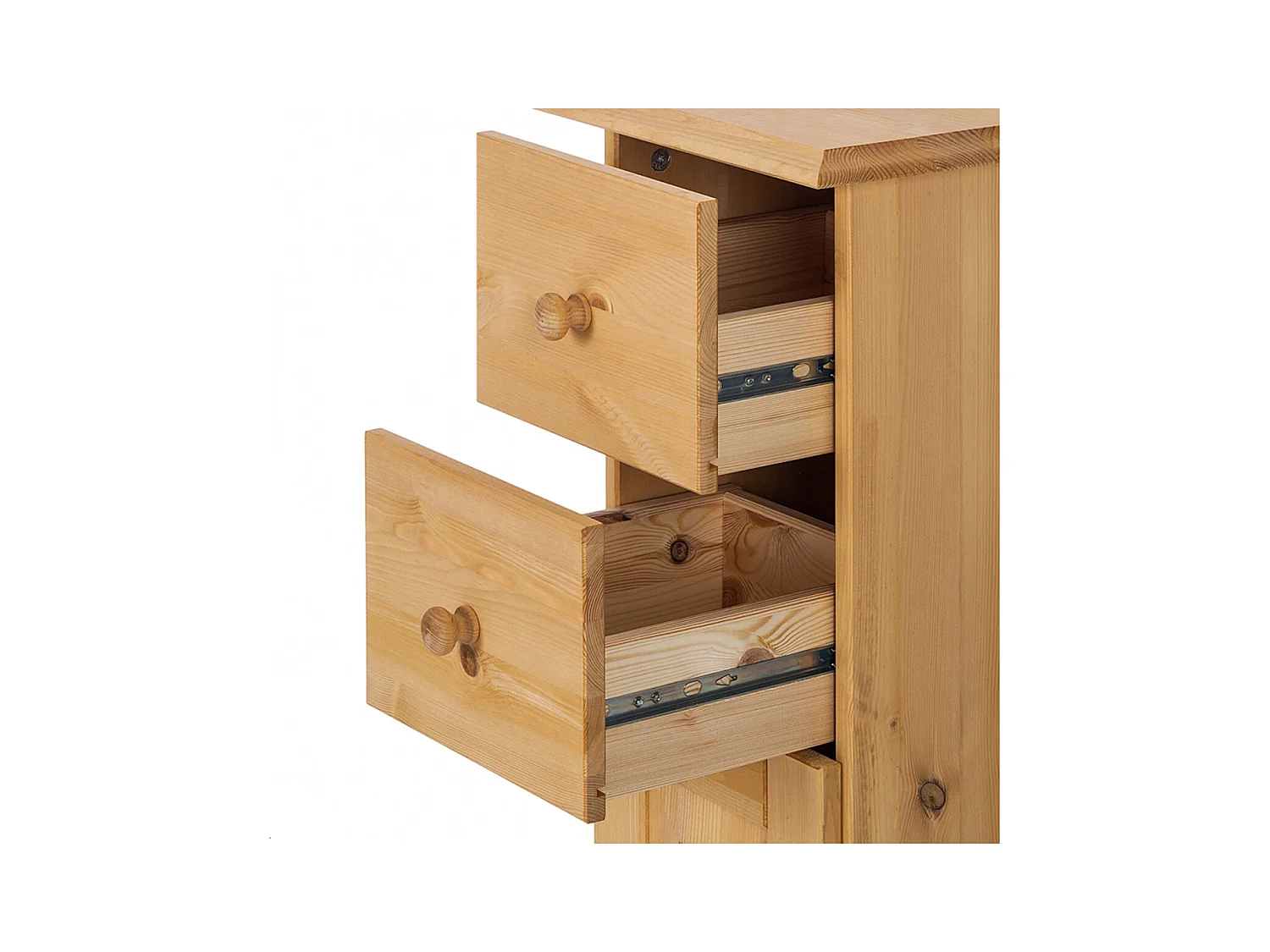 Cornelia | Meuble de salle de bain avec 2 tiroirs et 1 porte en pin