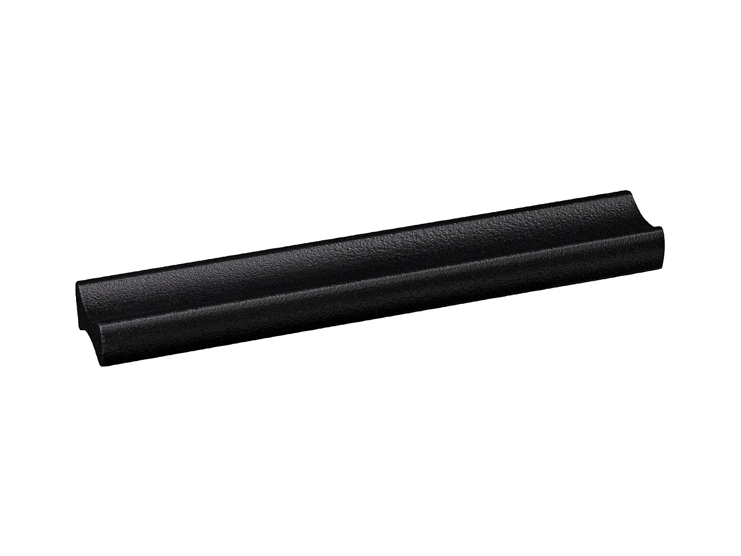 Werra | Hochschrank, 4 Türen, 2 Schubladen, Eiche/Metall, schwarz