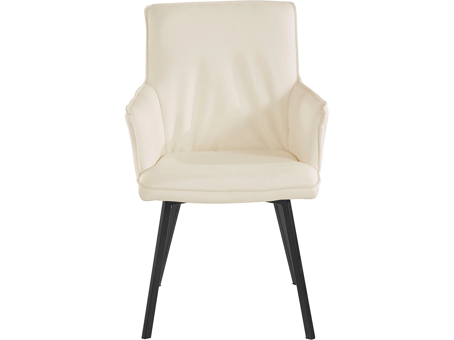 Sally | Fauteuil in wit PU, 2 Pak