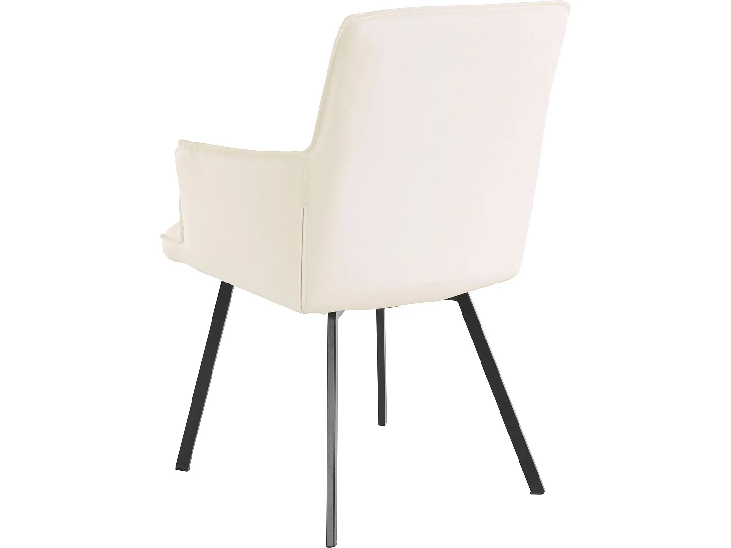 Sally | Fauteuil in wit PU, 2 Pak