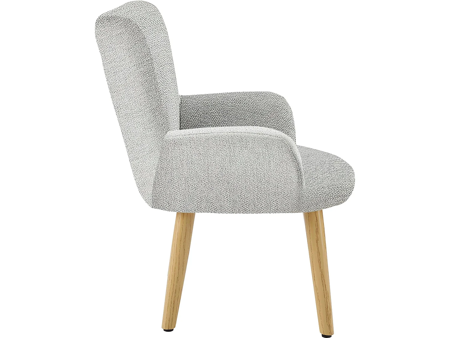 Coco | Poltrona per bambini in tessuto grigio