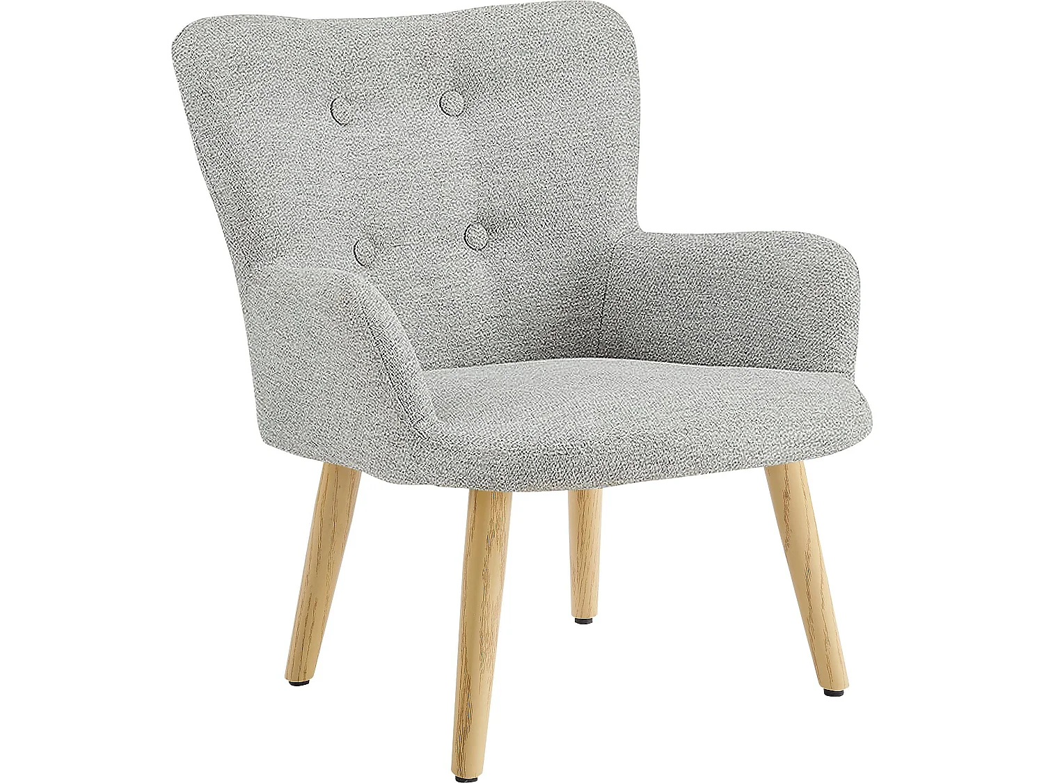 Coco | Fauteuil pour enfants en tissu gris