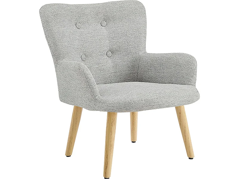Coco | Fauteuil pour enfants en tissu gris