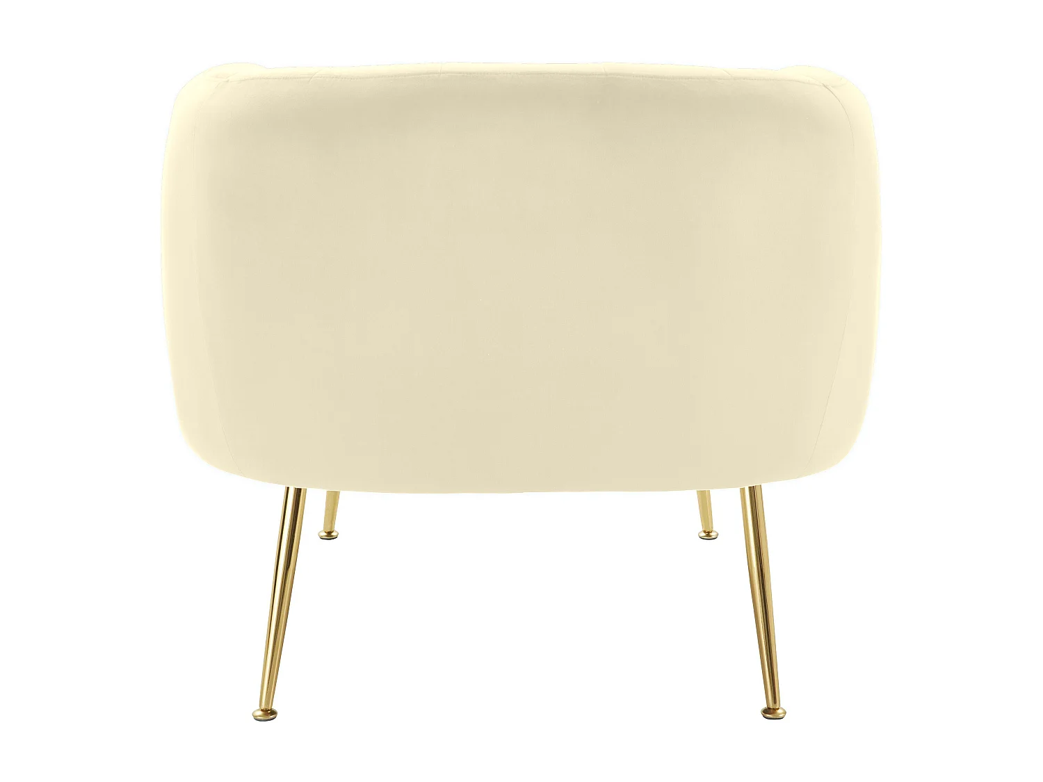 Mario | Chaise en velours crème