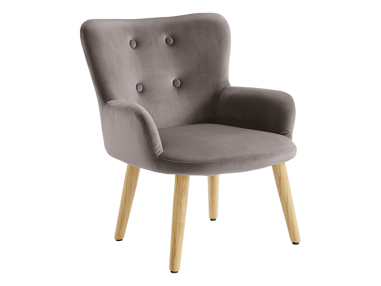 Coco | Fauteuil voor kinderen in grijs velours