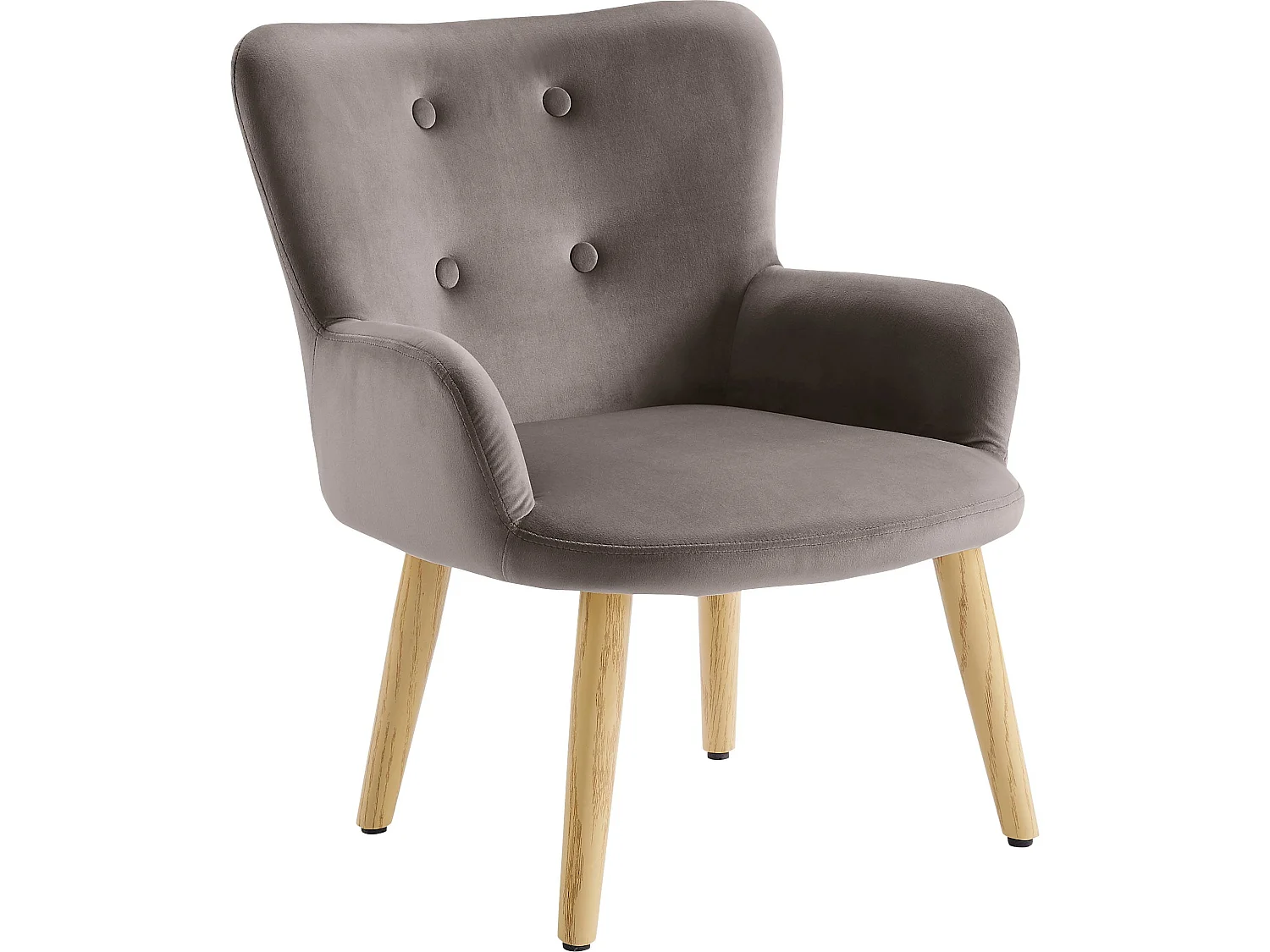 Coco | Fauteuil voor kinderen in grijs velours