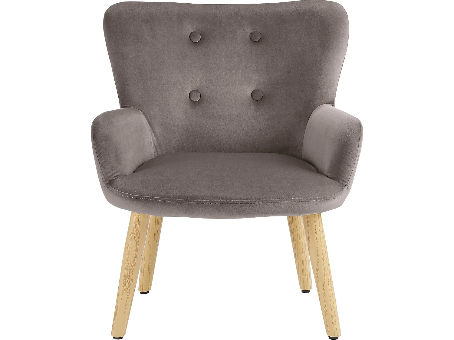 Coco | Fauteuil voor kinderen in grijs velours