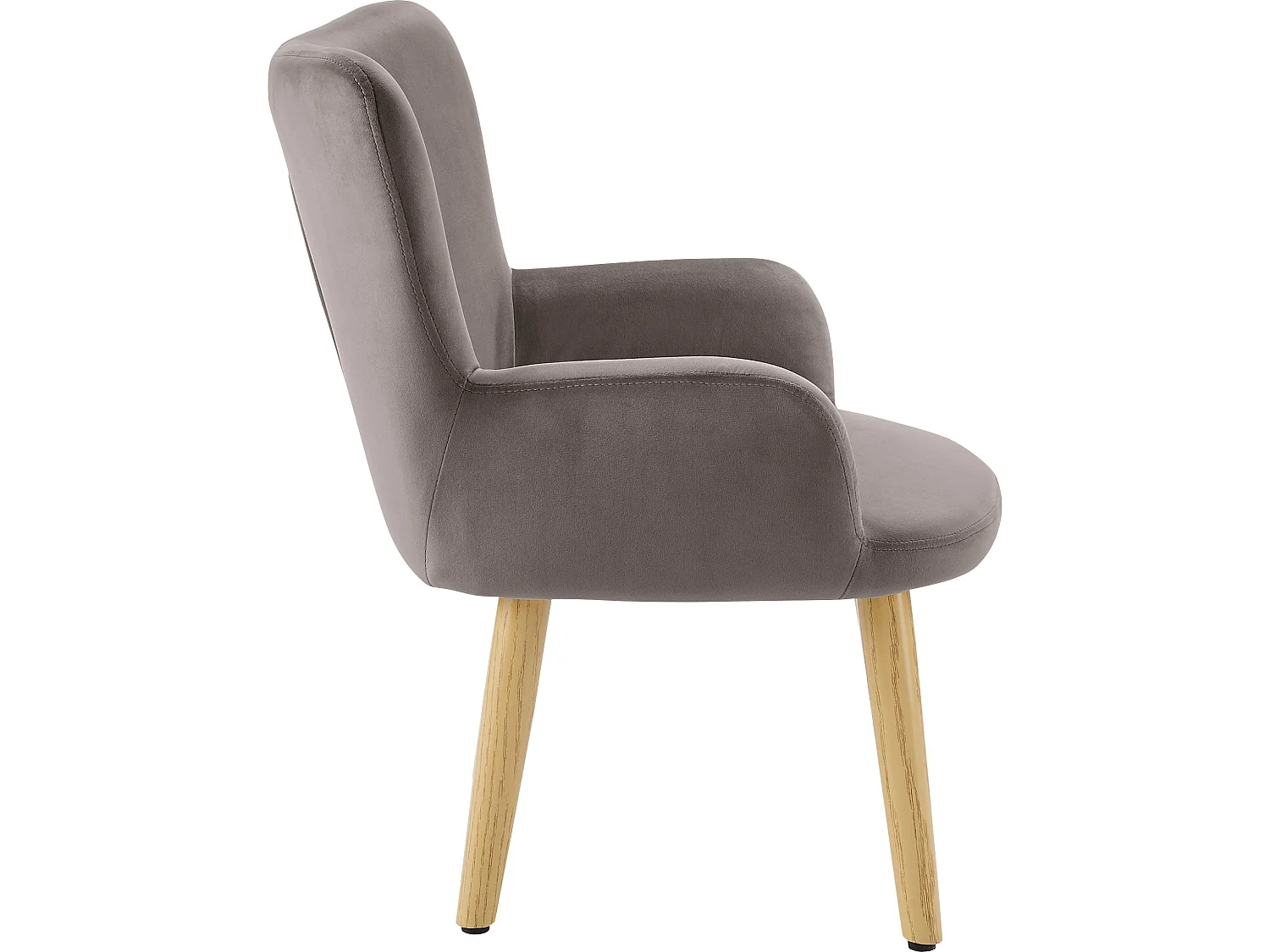 Coco | Fauteuil voor kinderen in grijs velours