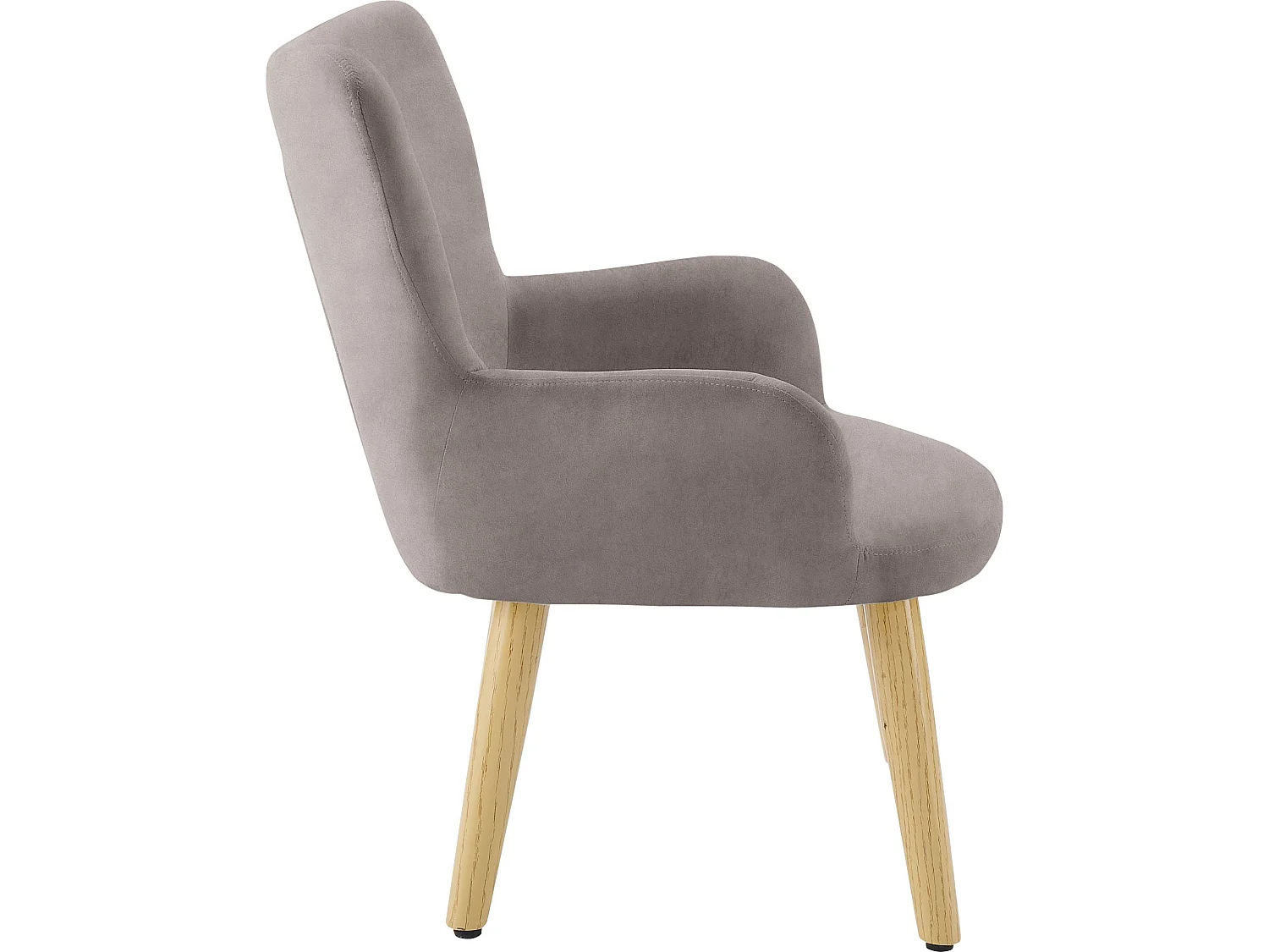 Coco | Kinderfauteuil in grijze microvezel