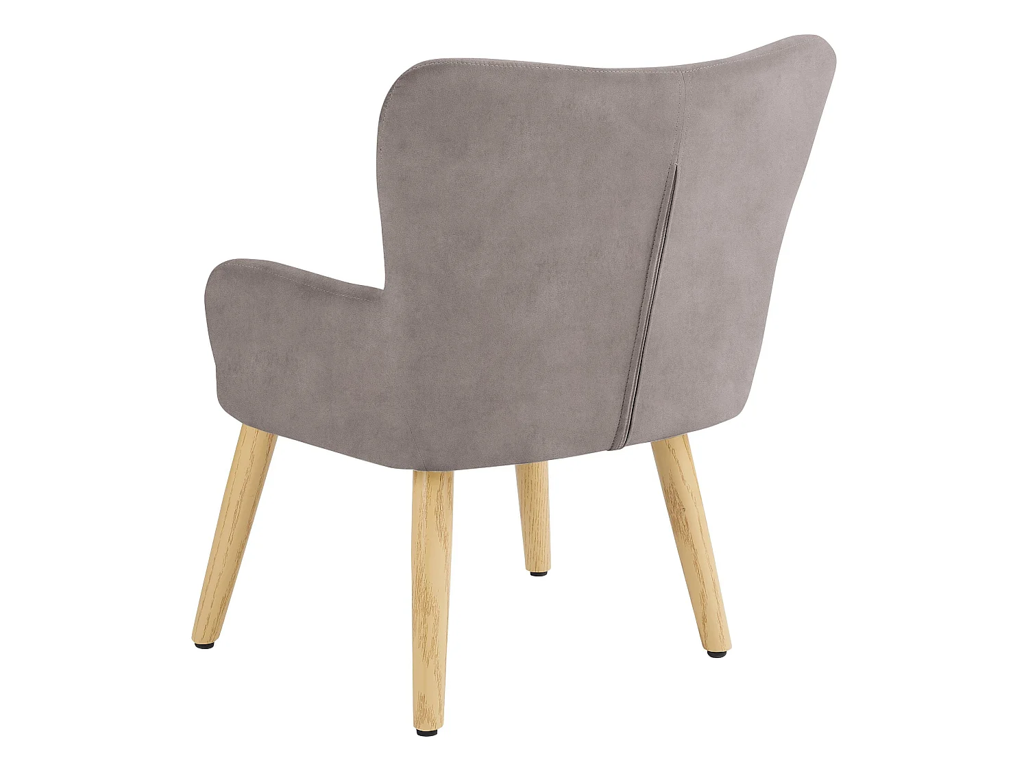 Coco | Kinderfauteuil in grijze microvezel