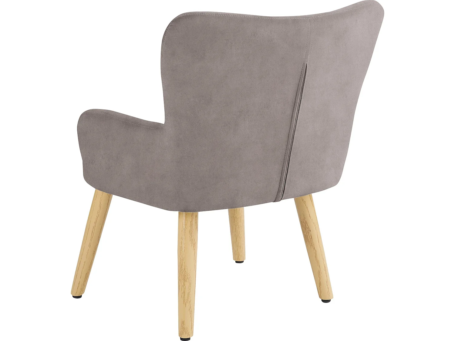 Coco | Fauteuil pour enfants en microfibre grise