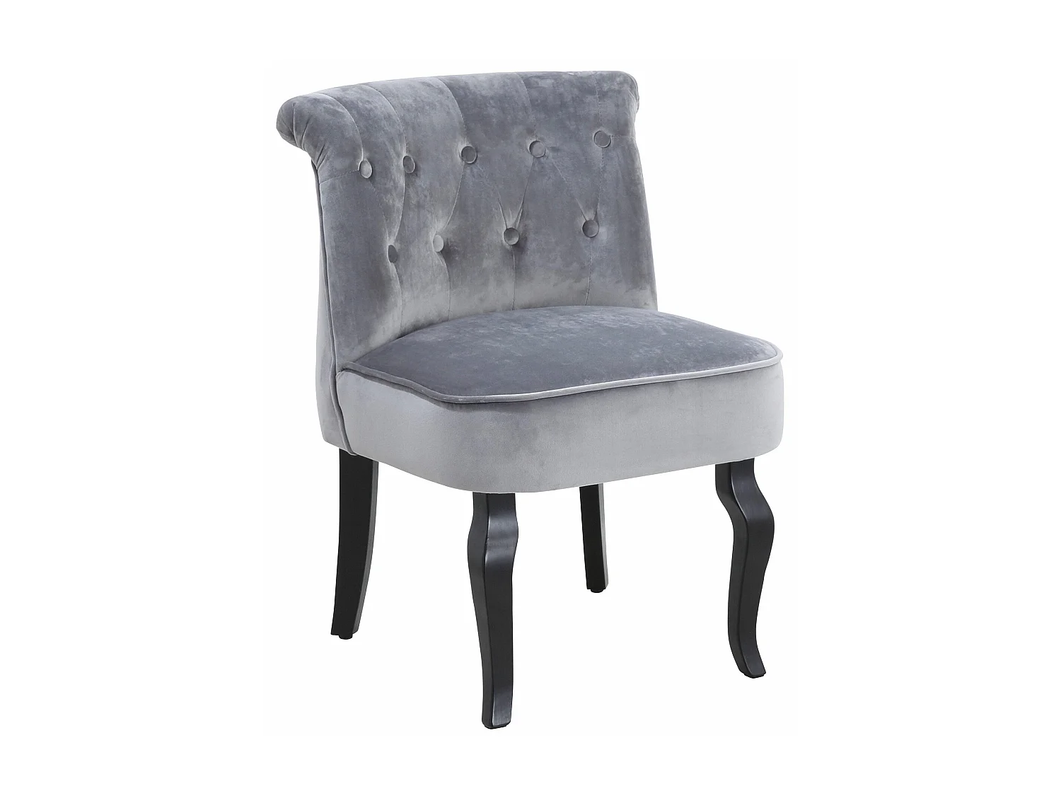 Beatrix | Sedia in velluto grigio